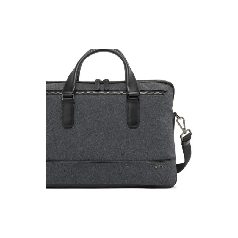 TUMI Polyester Shoulder Bag Crossbody Bag Handbag Men's Deep Carbon-3