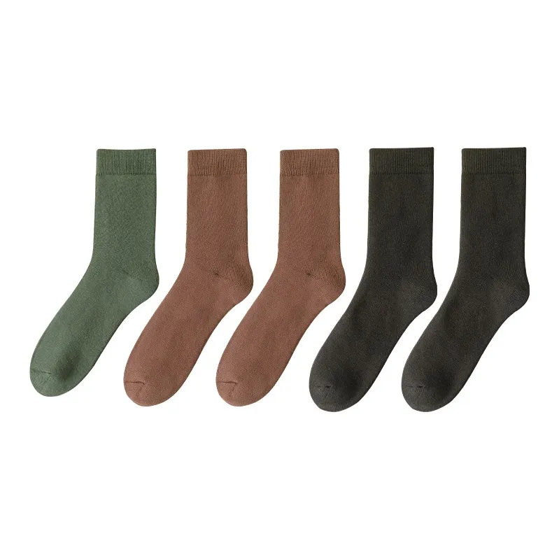 MIIOW Mid Calf Socks Men's 5 Pack-6