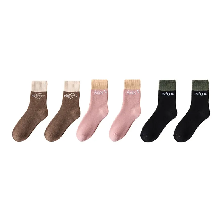 Cotton Gene Mid Calf Socks Women's Combo Set-40