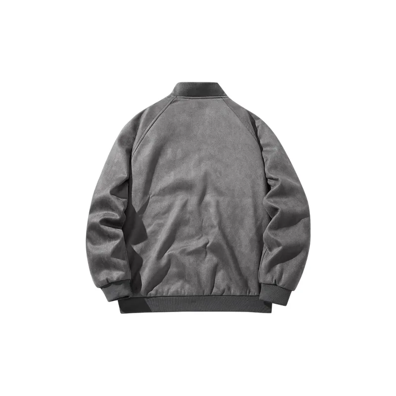 XIDELONG Jackets Coats Unisex Gray-1
