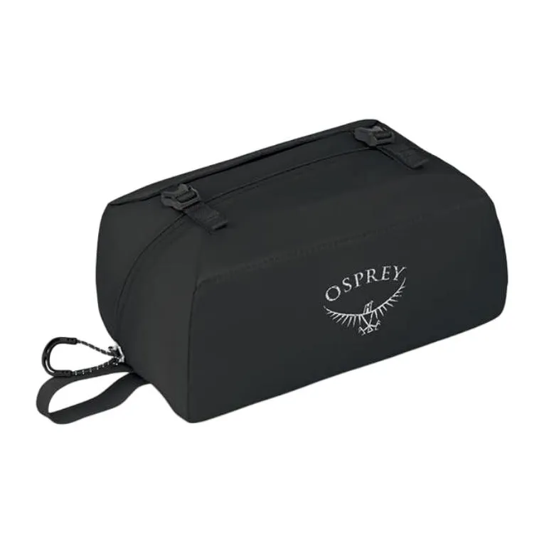 OSPREY Recycled Polyester Toiletry Bag, Makeup Bag Regular Unisex Black-0