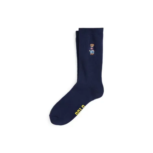 Polo Ralph Lauren FW24 Mid-Calf Socks Men's Nautical Blue