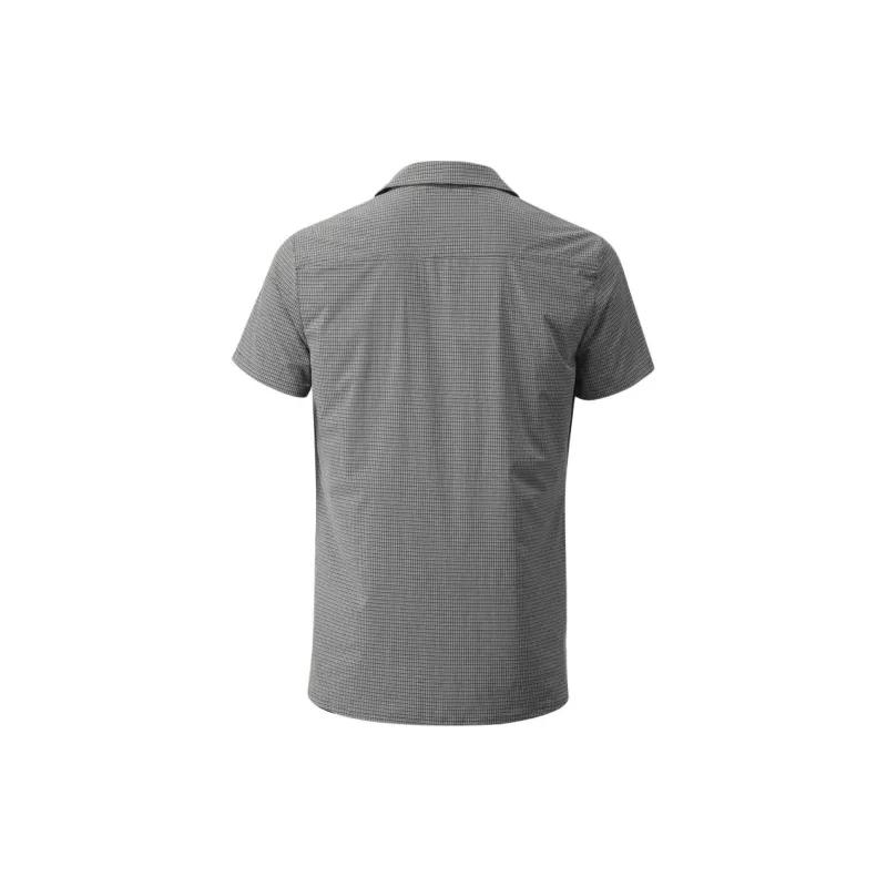 DECATHLON 500 Series TRAVEL Shirt Men's Carbon Gray/Light Lime Gray-1