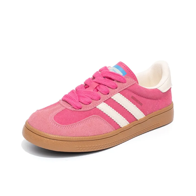 La Chapelle Anti Slip Wear Resistant Low Top Skateboard Shoes Women's-23