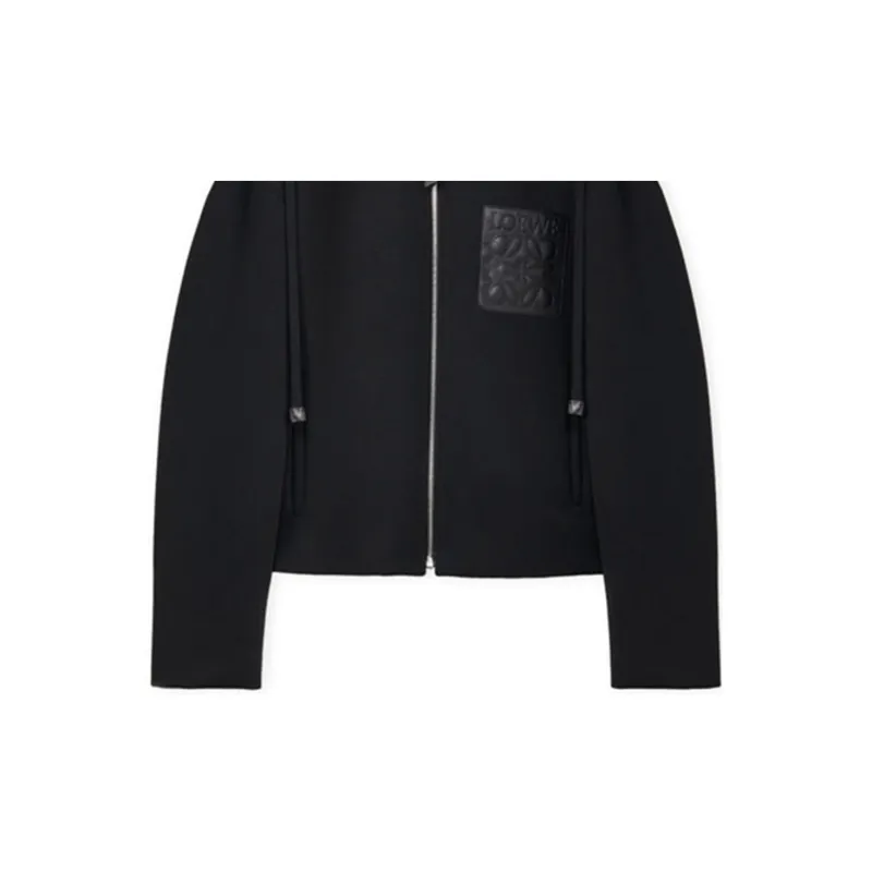 LOEWE Anagram FW22 Parka Coat Men's Black-5