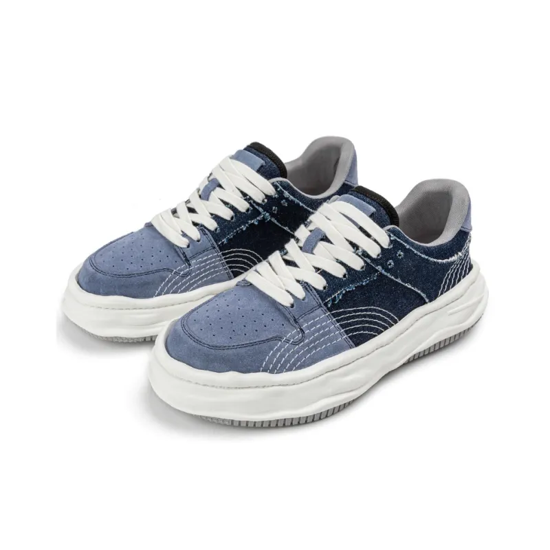 NAUTICA Abrasion Resistant Slip Resistant Low Top Skateboard Shoes Men's Blue-2