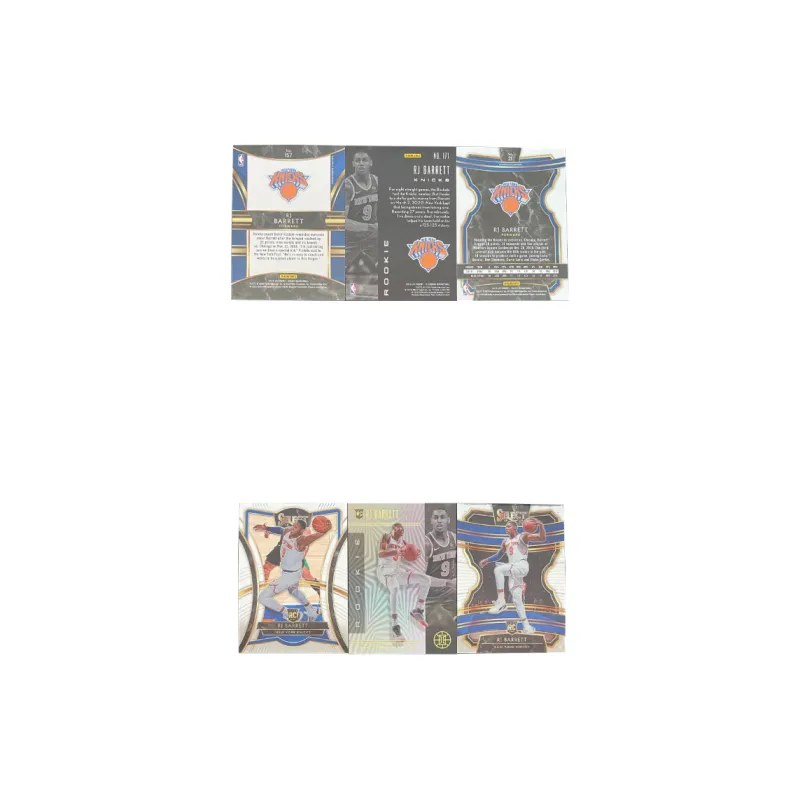 PANINI 2019 20 SELECT Rising Stars RC RJ Barrett Knicks 3 Piece Set Player Card Product Access Sports Cards 3 Pcs-2