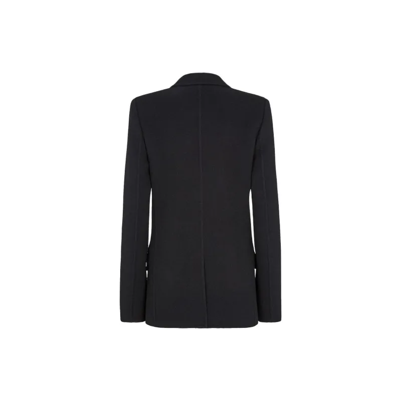 FENDI Ff Jacquard Double Breasted Blazer-1