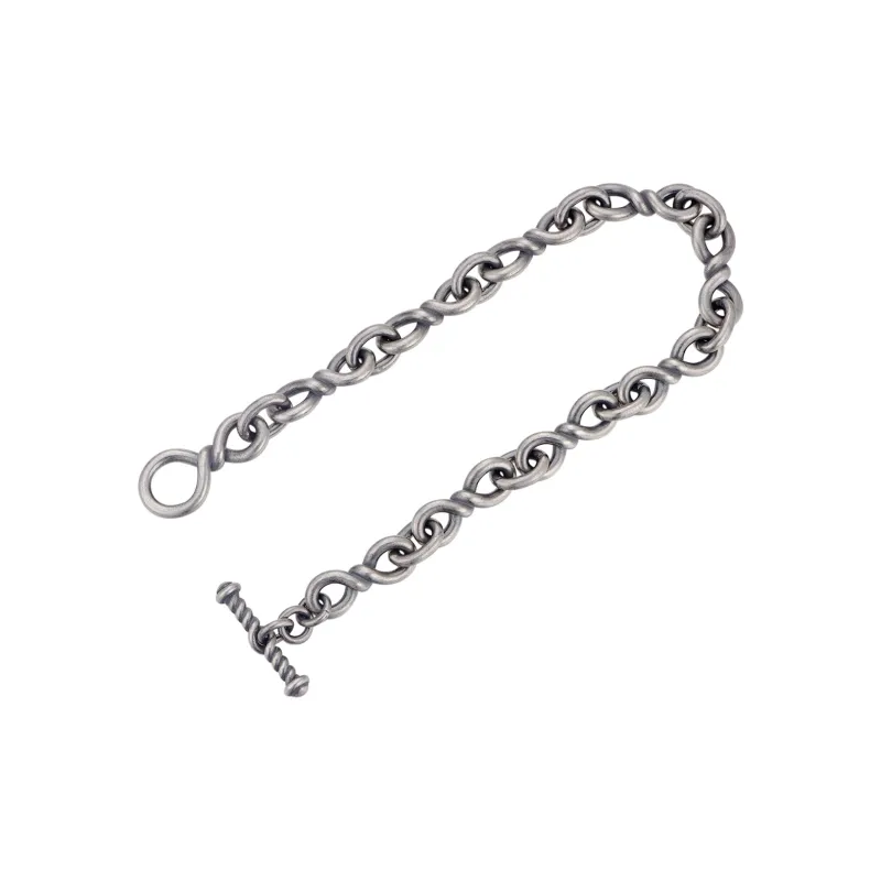 JANENG 925 Sterling Silver Bracelets Unisex-1