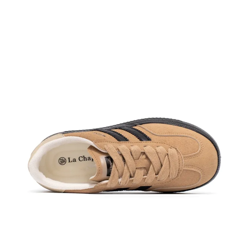 La Chapelle Anti Slip Wear Resistant Low Top Skateboard Shoes Women's-45