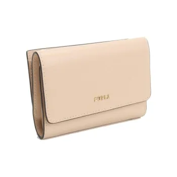 Furla Leather Wallet Mini Women's Pink