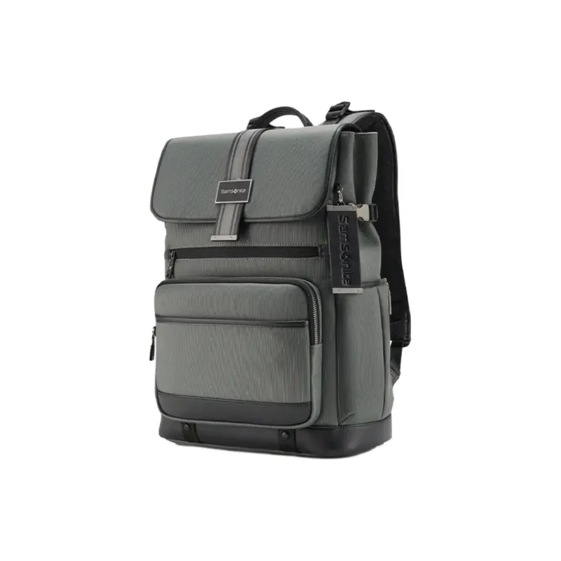 SAMSONITE Nylon Backpack Men's Gray-1