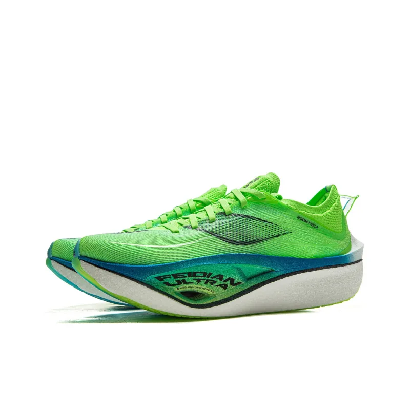 LINING Feidian 4 Ultra Running Shoes Unisex Low Top Neon Green-2