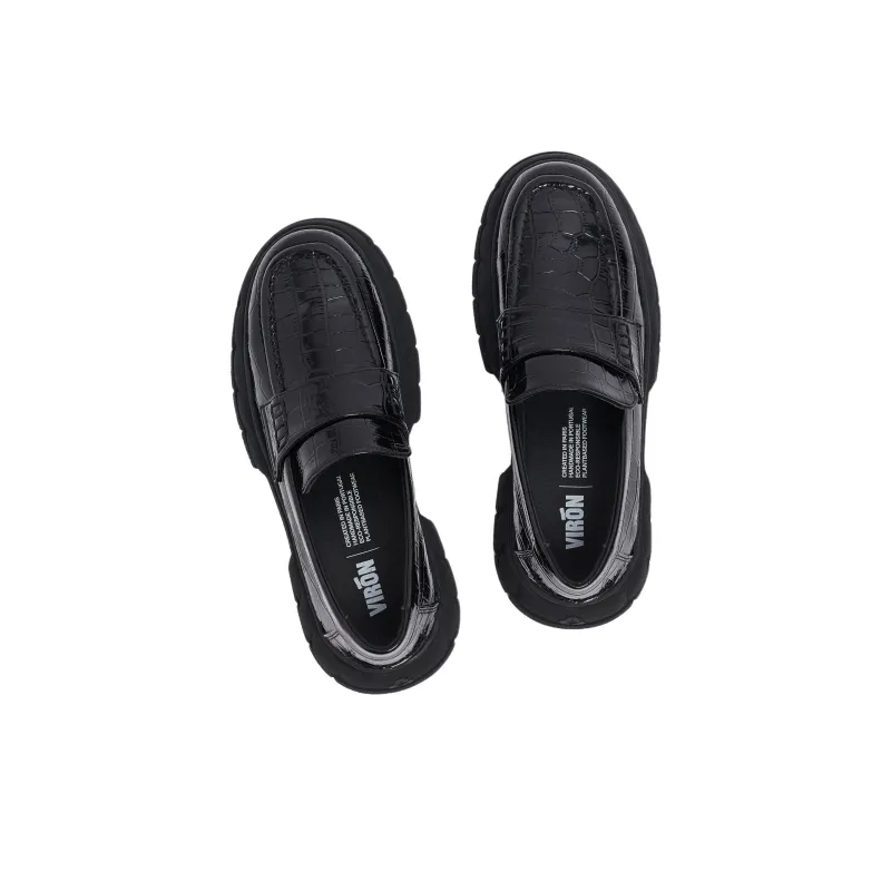 VIRÓN Progres Euka Loafers Unisex Black-3