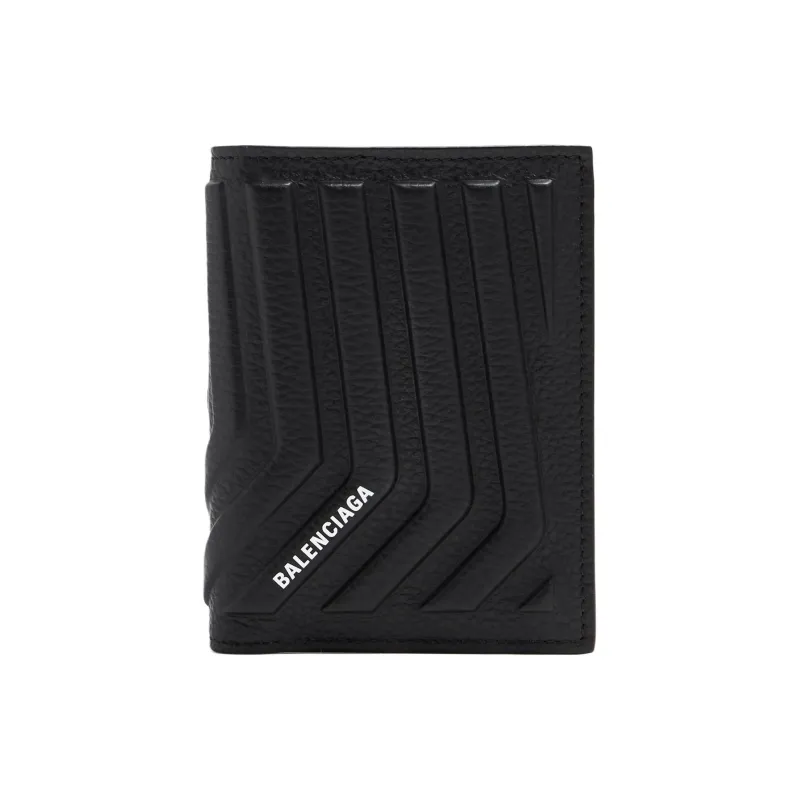 Balenciaga Car Calfskin Wallet Men's Black-0