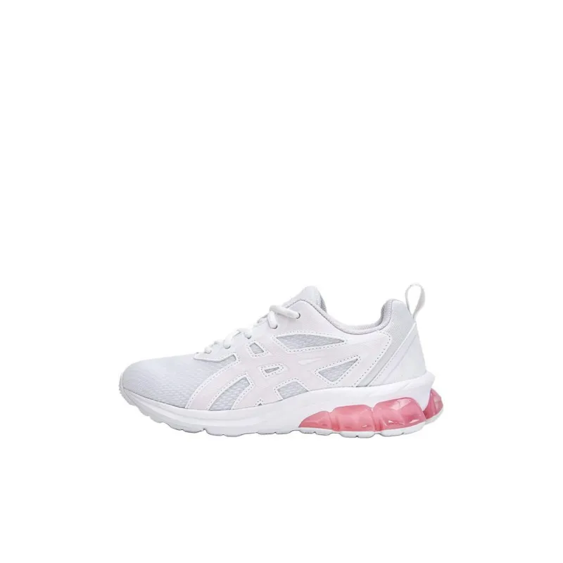 Asics Gel Quantum 90 4 Anti Slip Wear Resistant Low Top Kids' Running Shoes Pink White Kids'-0
