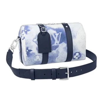 LOUIS VUITTON City Keepall Monogram Watercolor Blue