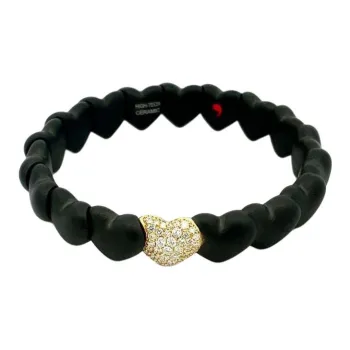Roberto Demeglio Ceramic Heart Diamond Bracelet