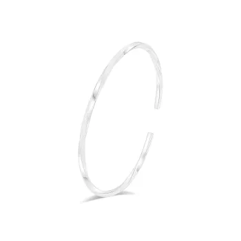 Cuz Strange Intention S999 Fine Silver Bangles Women's
