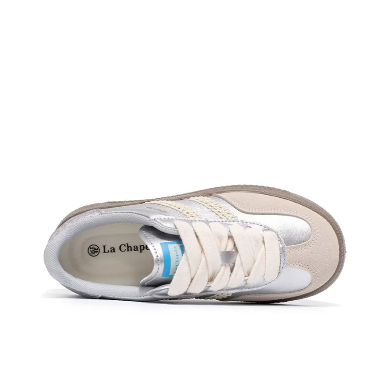 La Chapelle Anti Slip Wear Resistant Low Top Skateboard Shoes Women's-38