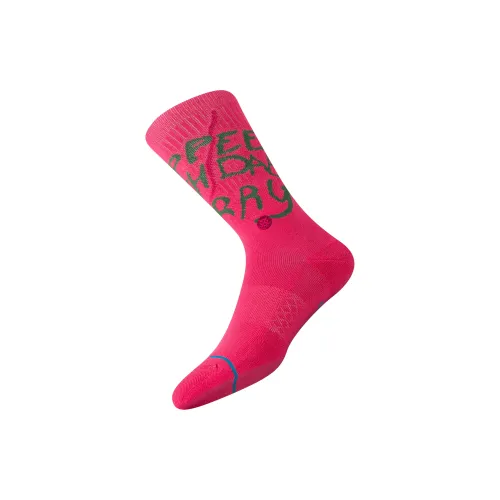 Stance Mid-Calf Socks Unisex 1 Pack Pink