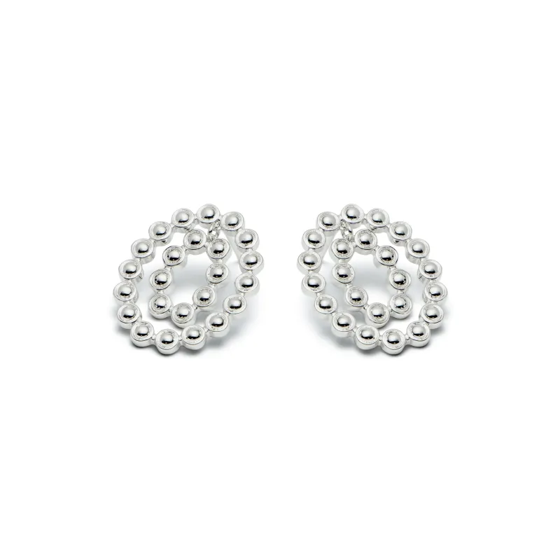 RSNY Gold Plated Copper Stud Earrings Women's-6