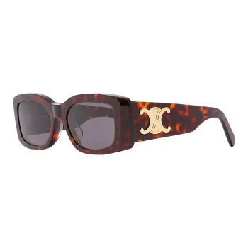 CELINE Acetate Square Sunglasses Women's Brown