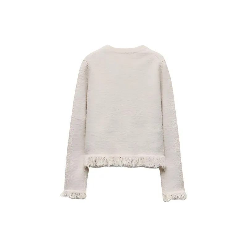 ZARA Jackets Coats Women's Raw White-1