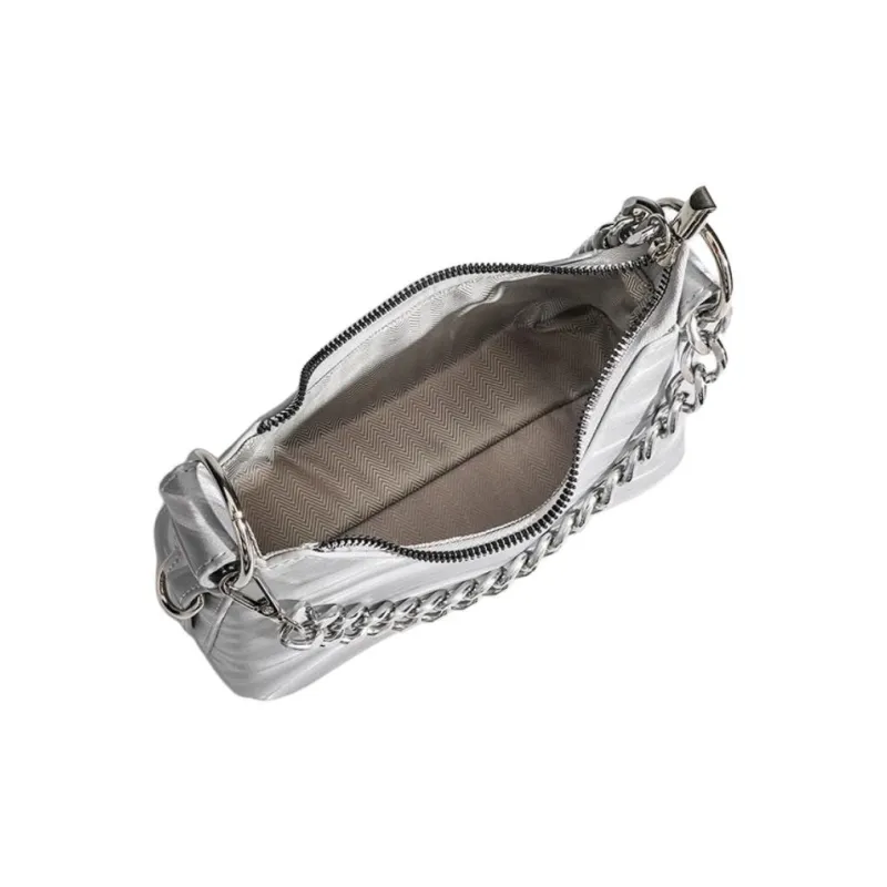 LETOO PU Crossbody Bag, Shoulder Bag Regular Women's Silver-3