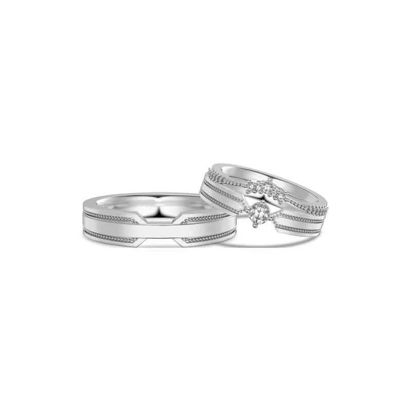 KAILEIFU S925 Silver Rings Unisex Silver-7