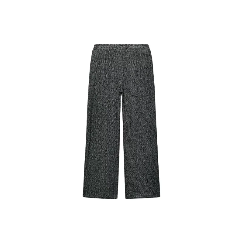ZARA Casual Pants Women's Black/White-1