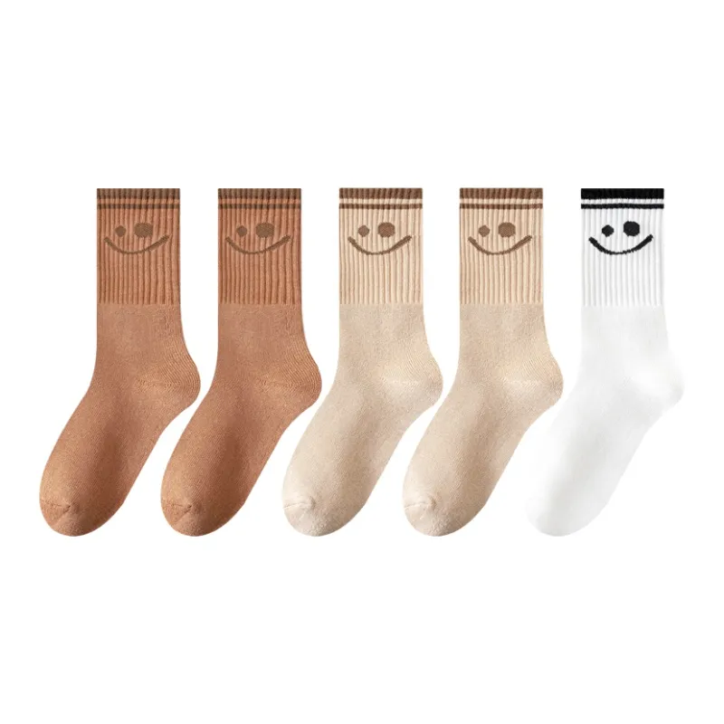 MIIOW Trend Party Series Mid Calf Socks Unisex 5 Pack-12