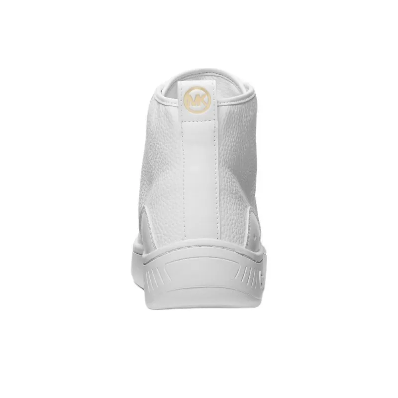 MICHAEL KORS High Top Skateboard Shoes Women's White-4