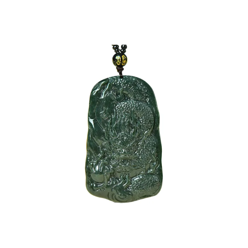 Jing Ruyu Hetian Jade Necklaces Green Jade Unisex-0