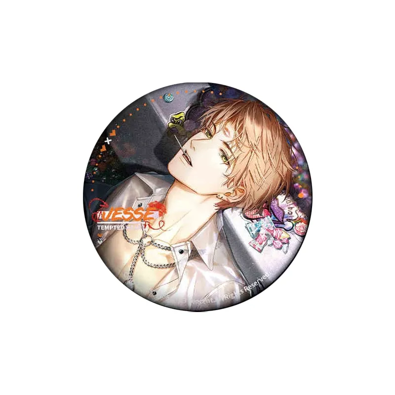 The Love Of Light And Night Osborn Evan Sariel Jesse Charlie Su Passion Deep Collection Tinplate Badges-3