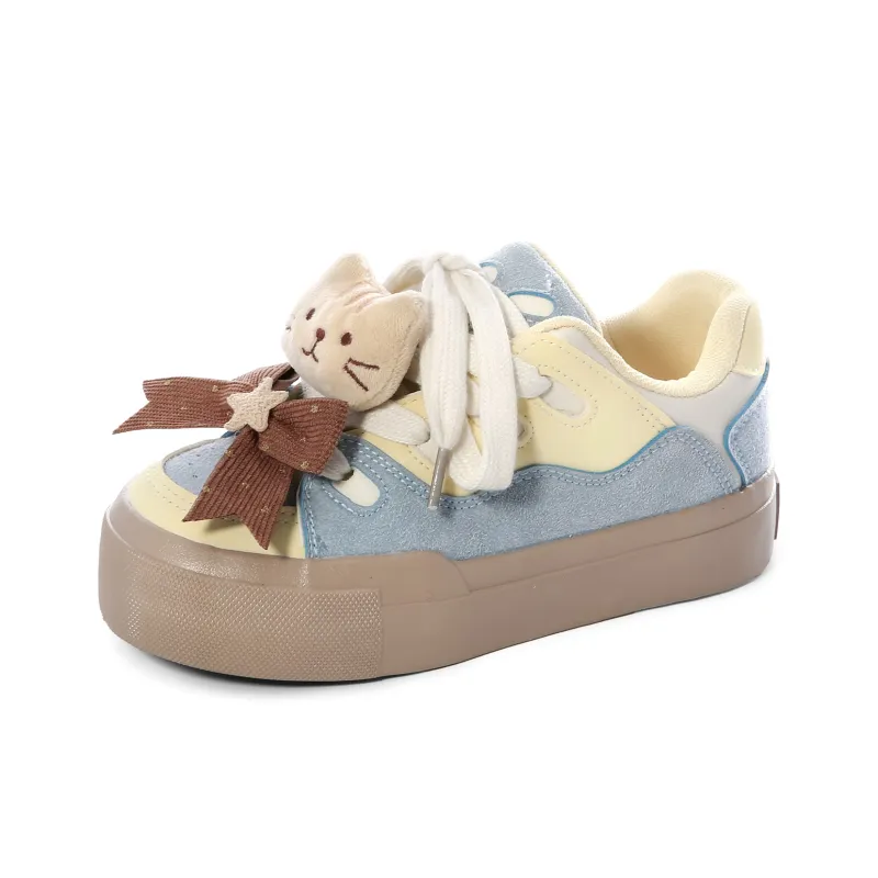 Lovely You Wear resistant And Lightweight Low Top Skateboard Shoes Women's-11