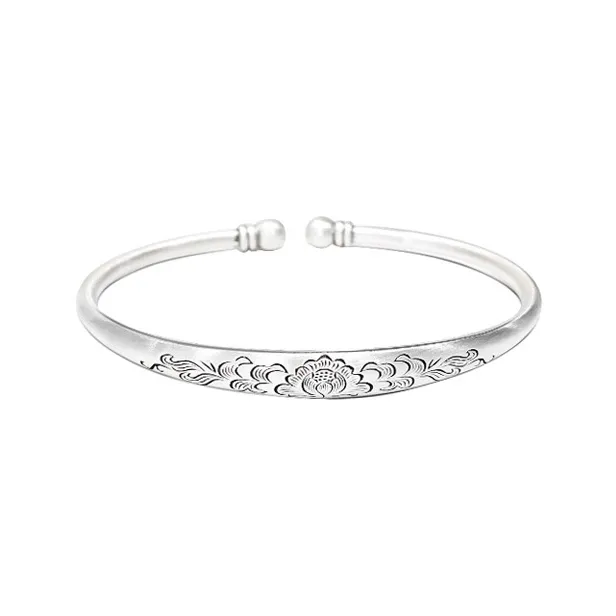 CUTE DAME S999 Fine Silver Sterling Silver Bracelets Women's Silver-0