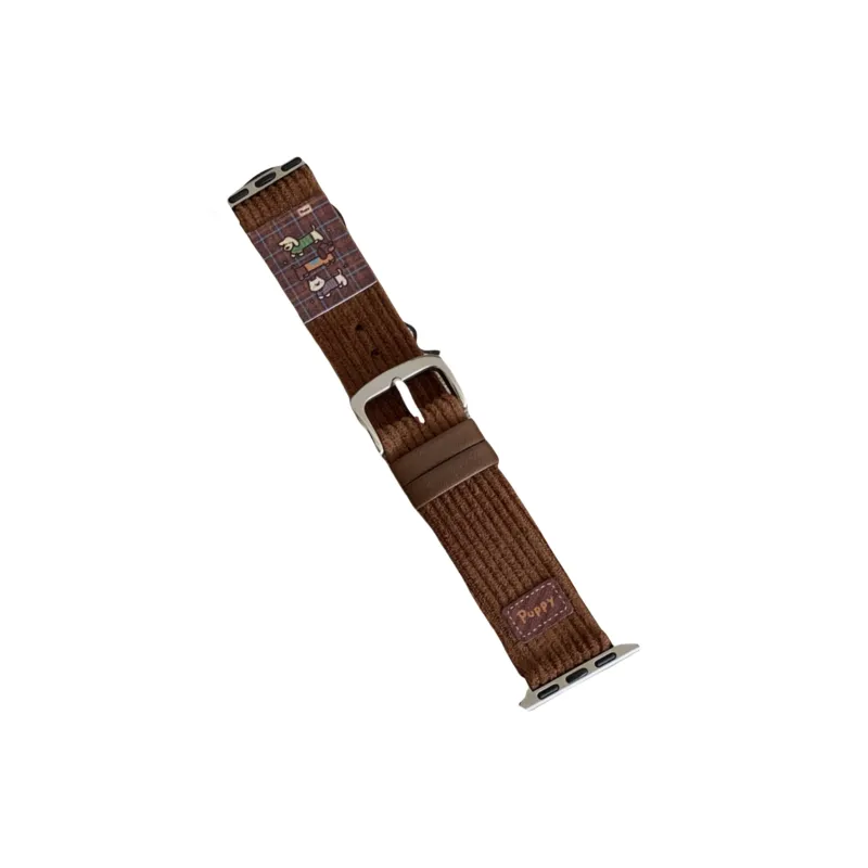 Antey Watch Band Apple Compatibility 175 220mm Corduroy Material-14