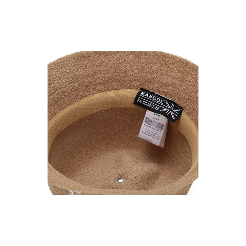 KANGOL Acrylic Nylon Bucket Hats Unisex Brown-3