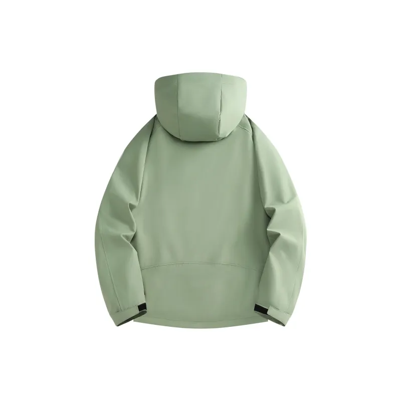 Warrior Lace Up Waterproof And Windproof Windbreaker Jacket Unisex-49