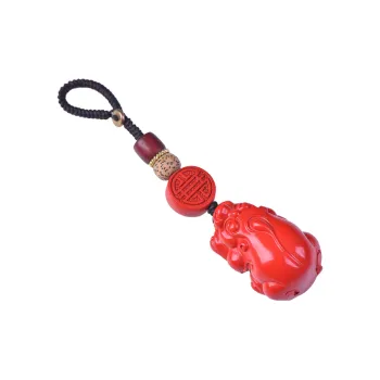 Stone On The Line Cinnabar Keychains Unisex