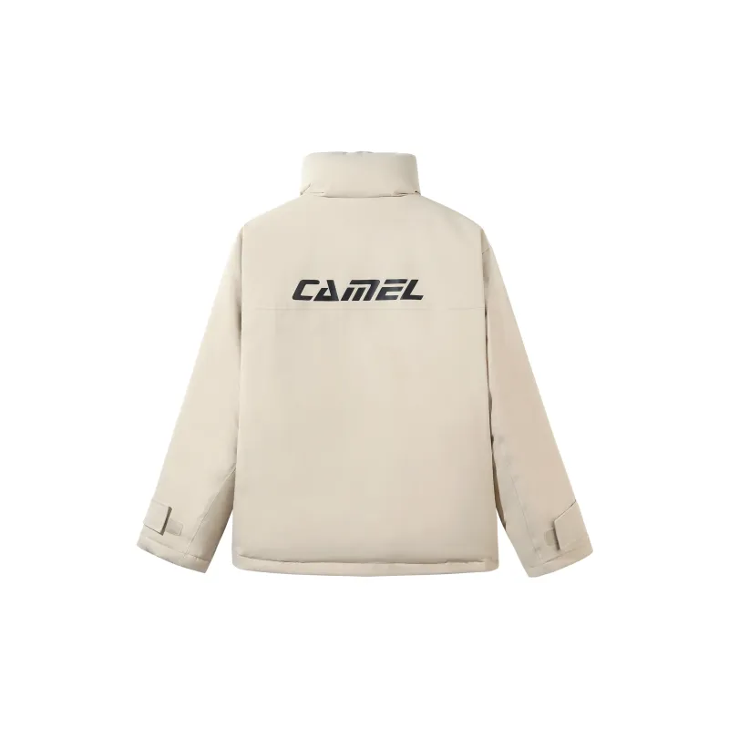 CAMEL Warm Fleece Series Down Jacket Unisex-3