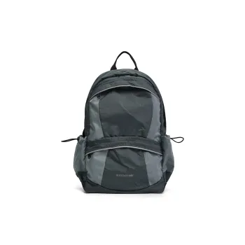 MYEDITION Fabric Backpack Students Backpack Travel Bag Backpack Regular Unisex Black/Asphalt Gray