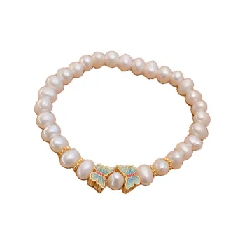 QINGFU Freshwater Pearl Bracelets Women's