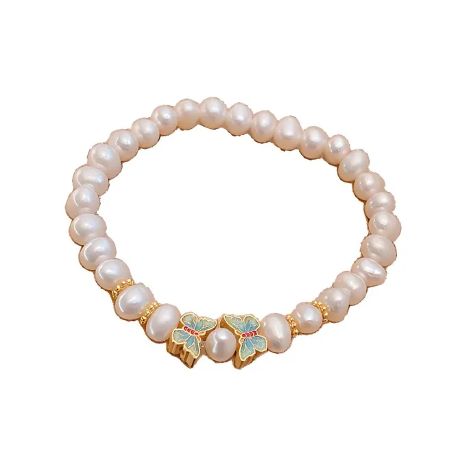 QINGFU Freshwater Pearl Bracelets Women's-0