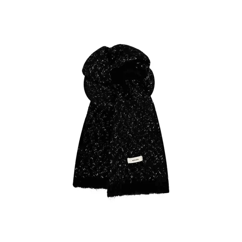 CARTELO Wool Knit Scarves Unisex Multicolor-2