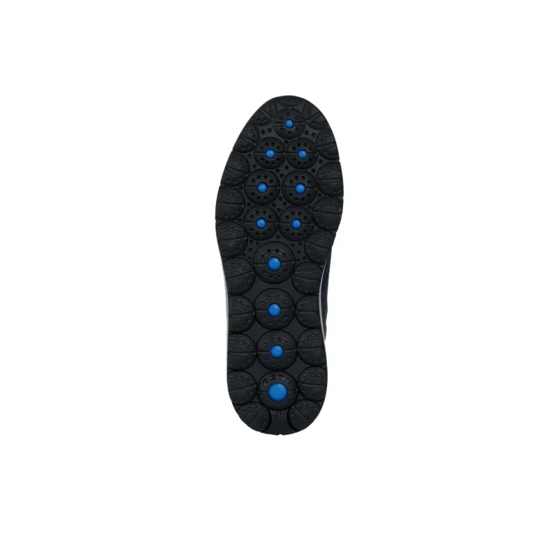 GEOX Spherica 4x4 Ab Anti-Slip Wear-Resistant Mid-Top Casual Shoes Men's Marine Blue-5