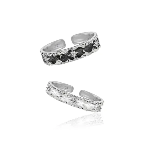 Masw 925 Sterling Silver Delicate Versatile Ring Niche Advanced Minimalist Ring Unisex