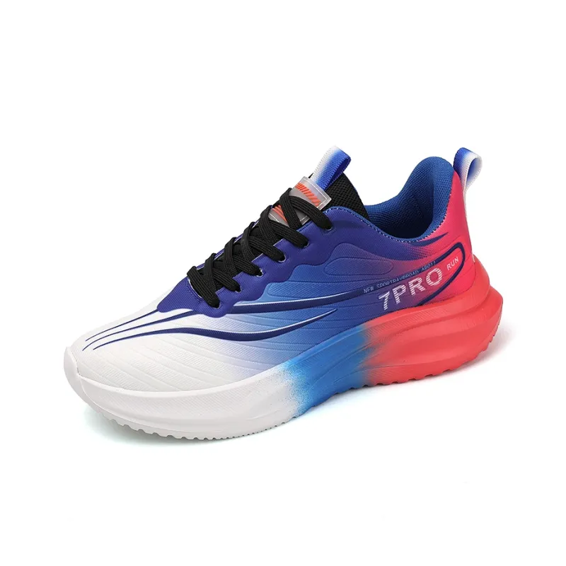 Meiretu Coverage Impact Resistant Rebound Low Top Sprint Running Shoes Men's-1
