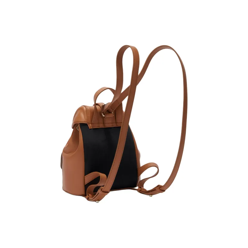 Furla Calfskin Backpack Mini Women's Brandy Brown-2